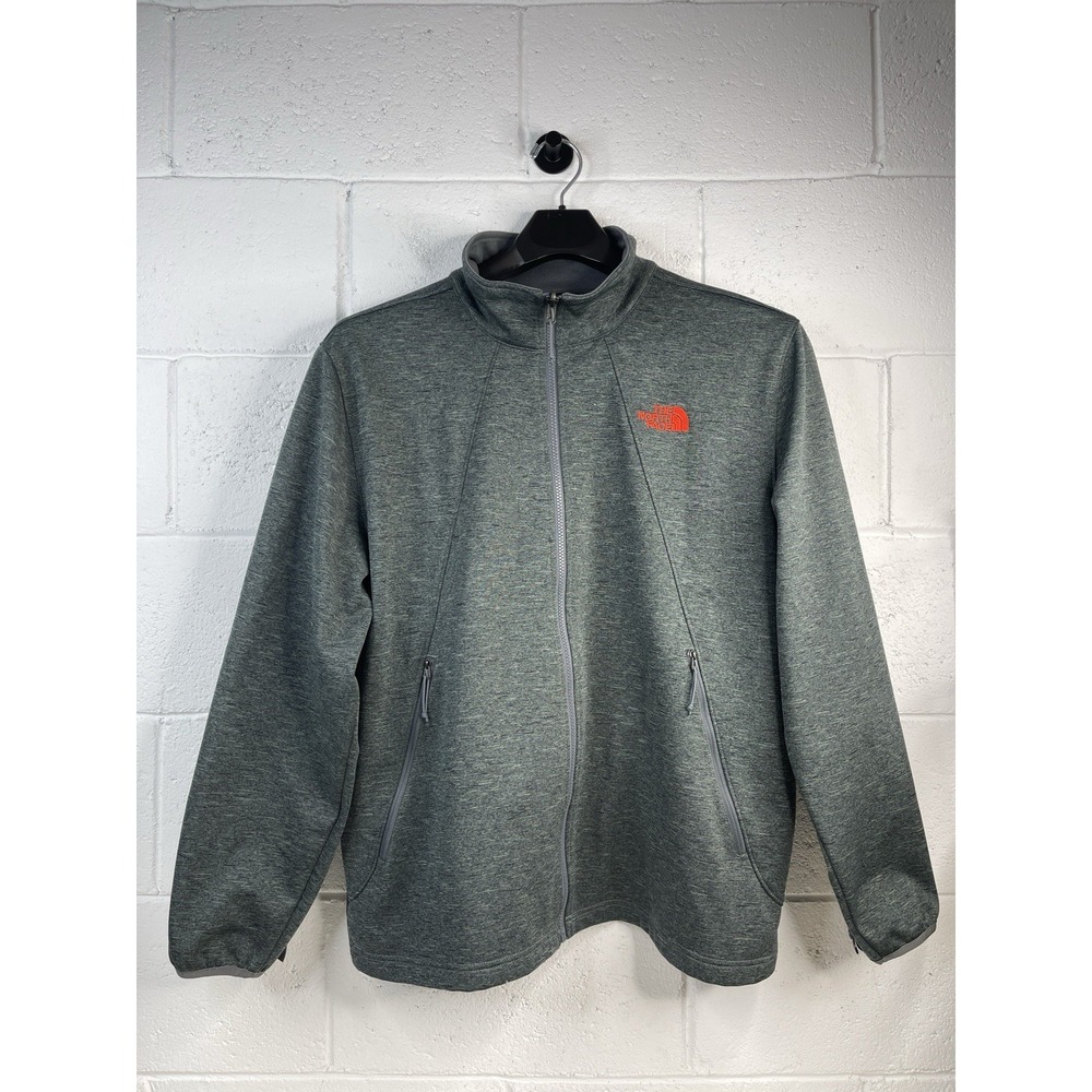 The North Face Men's XL Heathered Full Zip Fleece Performance Track Jacket